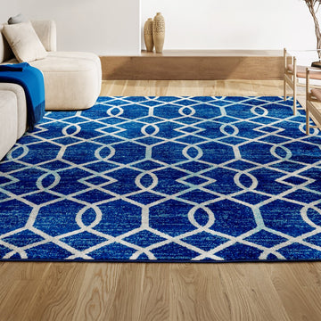 Asilah Ogee Fretwork Area Rug